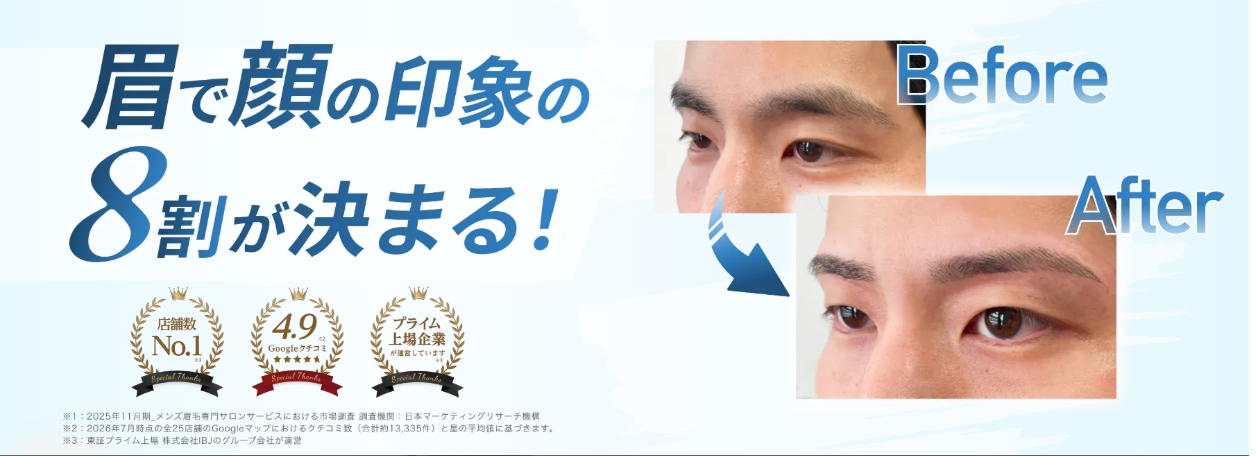 眉毛の王様 施術例 Before After